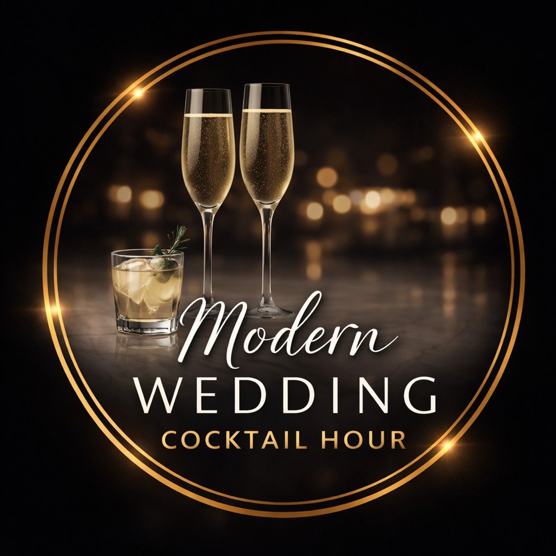 Modern Wedding Cocktails artwork